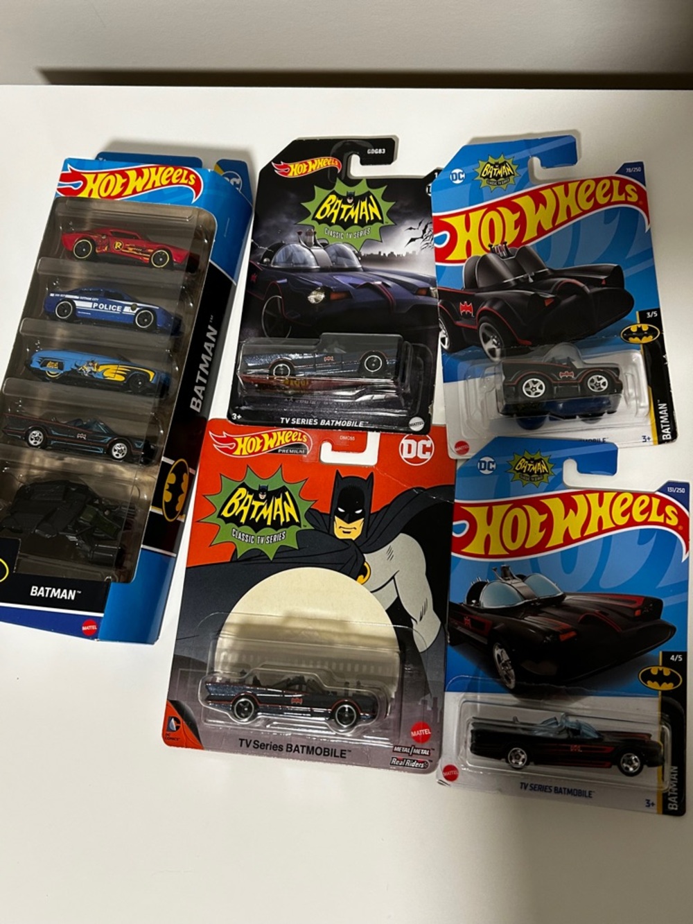 Original Hot Wheels Diecast lot of 5 boxes (9 cars) Brand New